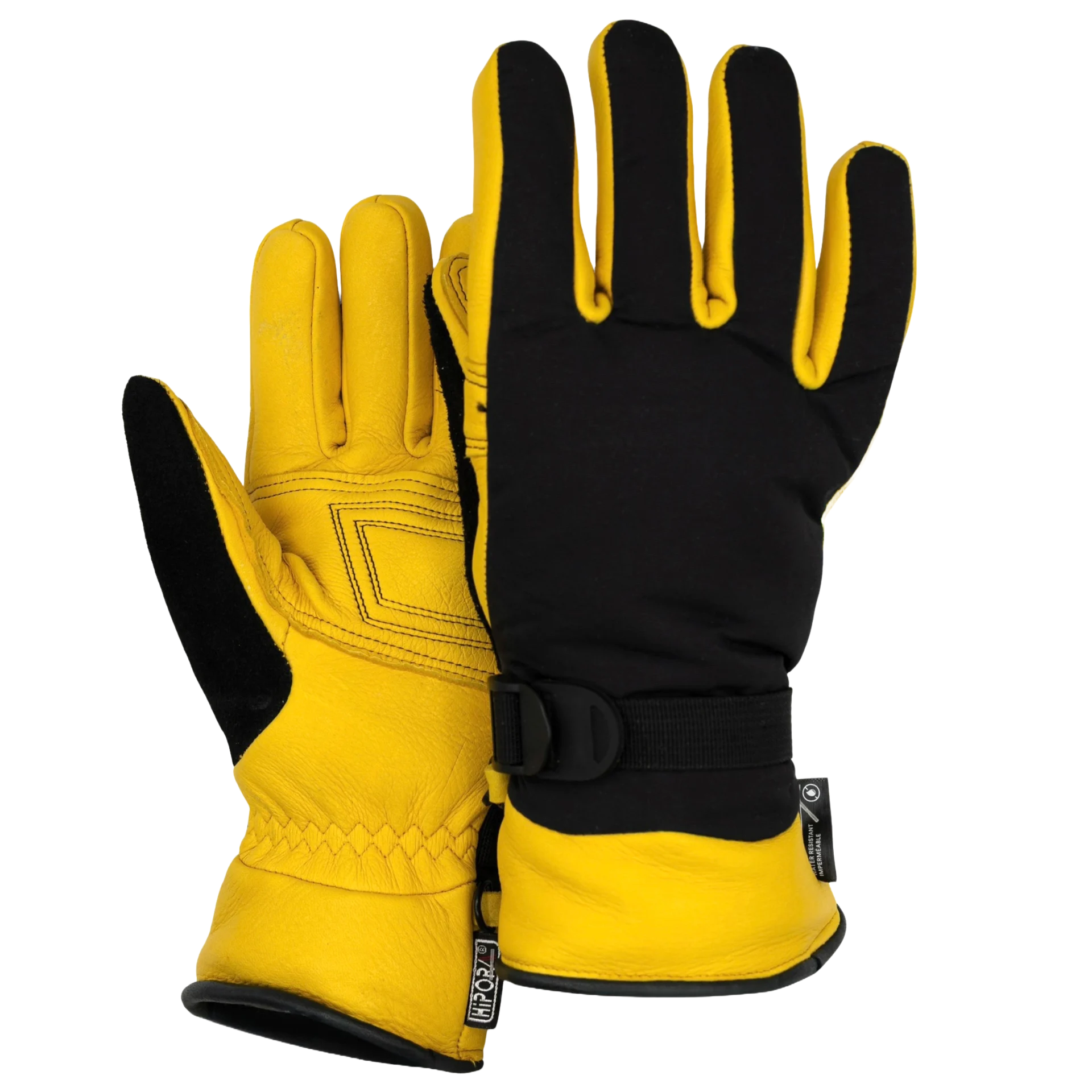 Snowpack leather ski glove