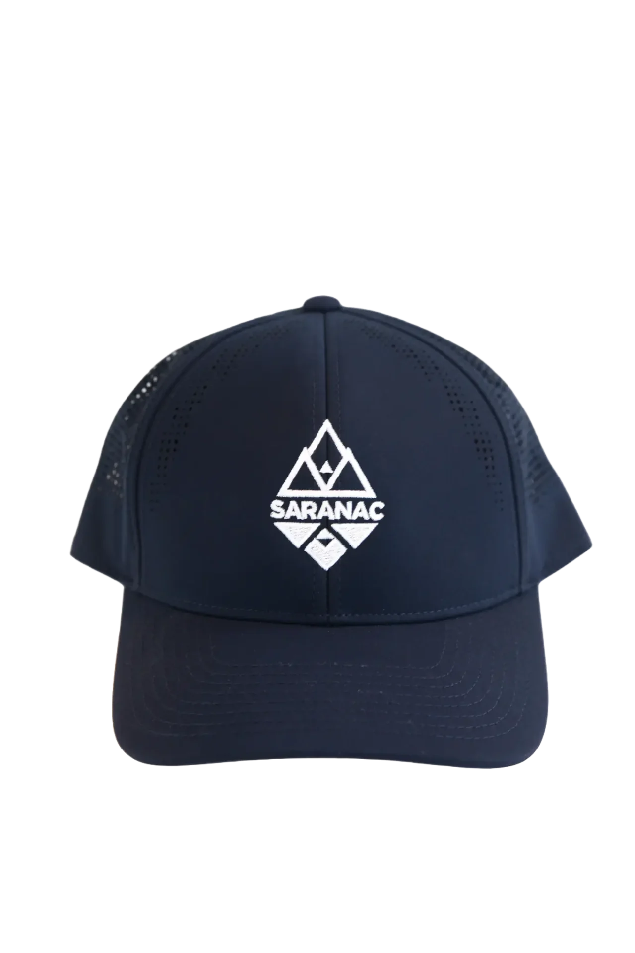 Saranac Navy golf hat straight